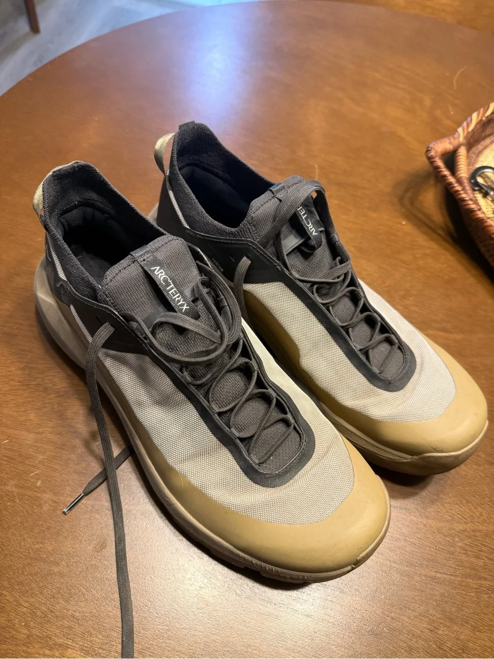 Arc'teryx Men's Athletic Shoes with Vibram Sole - Beige, Gray, Black